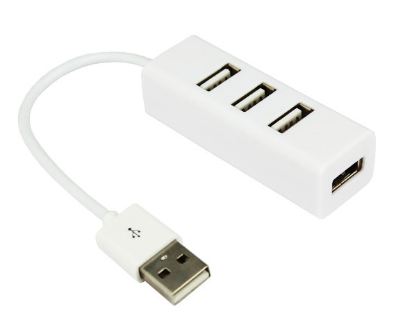 USB HUB 4 порта USB 2.0 белый
