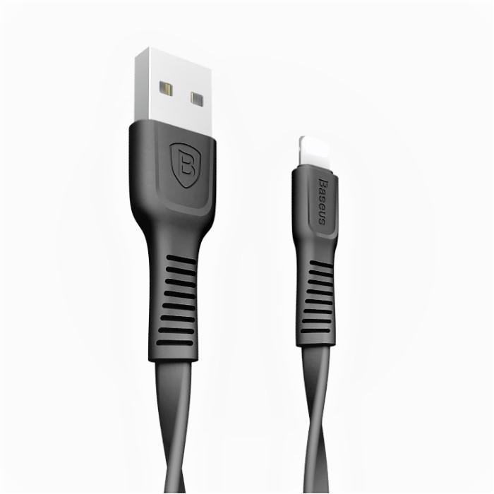 Дата-кабель Baseus tough series Lightning - USB черный 1м
