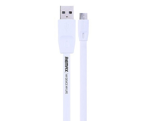 Дата-кабель Remax RC-001i mircoUSB - USB белый
