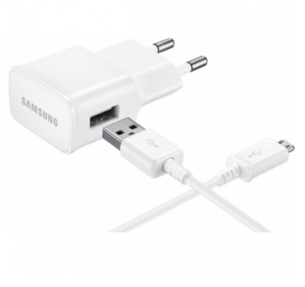 Сетевое ЗУ Samsung Galaxy Fast + кабель MicroUSB