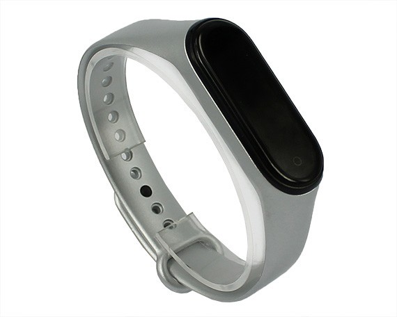 Ремешок Xiaomi Mi Band 3/4 силикон серый