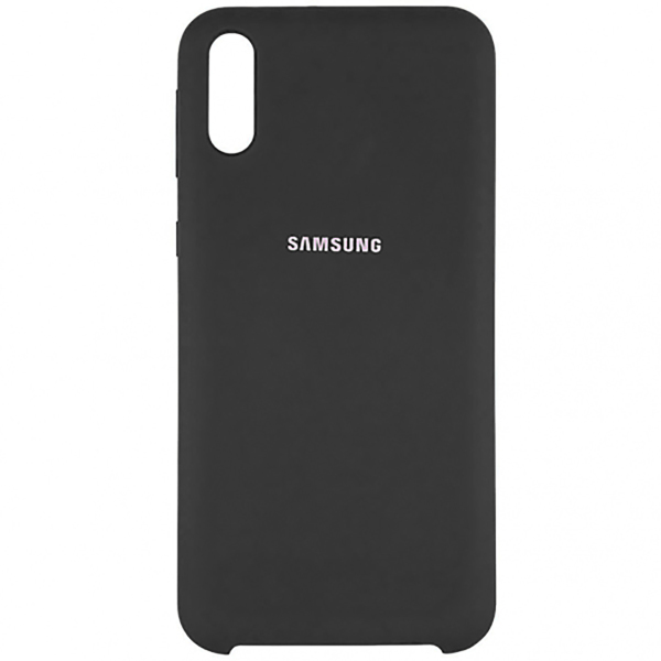 Чехол-накладка Samsung Galaxy A10 Silicone Case Черный