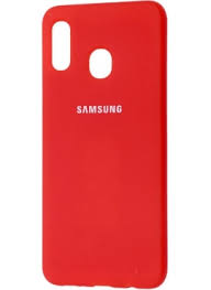 Чехол-накладка Samsung Galaxy A20/A30 Silicone Case Красный