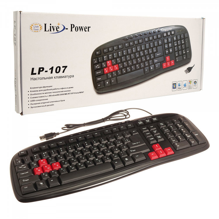 Проводная клавиатура Live-Power LP-107