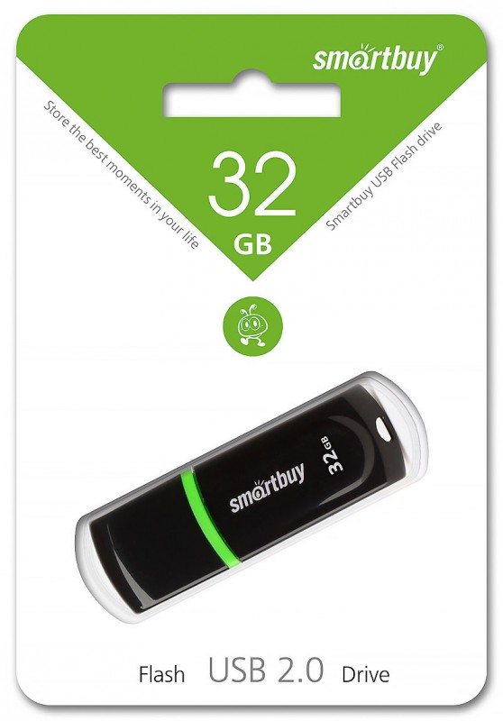 USB-Flash 32GB Smart Buy Paean черная