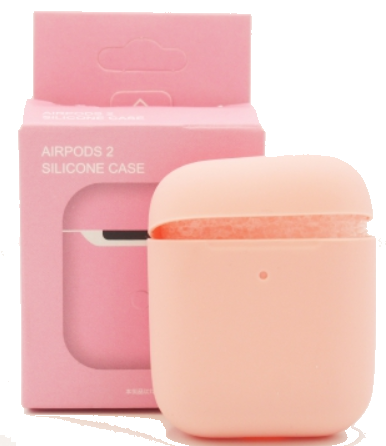 Чехол для Apple AirPods 2 ультратонкий Pink