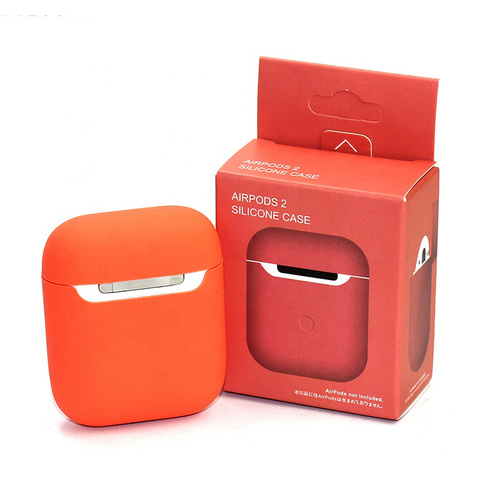 Чехол для Apple AirPods 2 ультратонкий Orange