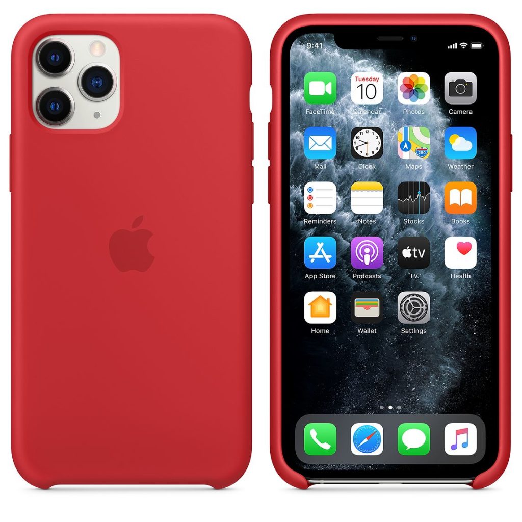 Чехол-накладка iPhone 11 Pro Silicone Case Orig Красный