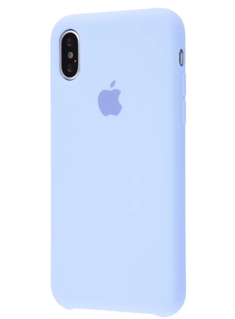 Чехол-накладка iPhone X/XS Silicone Case Orig Голубой