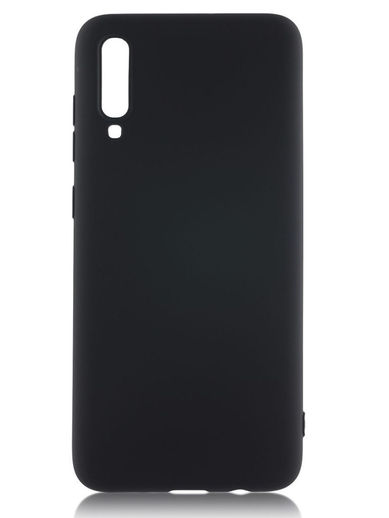 Чехол-накладка для Samsung Galaxy A70 2019 силикон черный