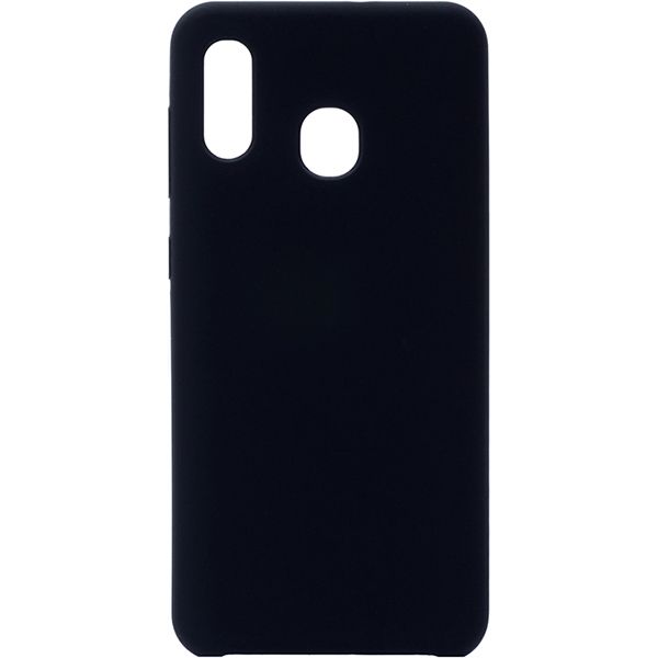 Чехол-накладка для Samsung Galaxy A20/A30/M10s силикон черный