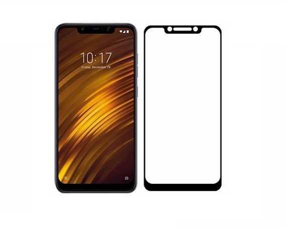 Защитное стекло Xiaomi Pocophone F1 Full черное