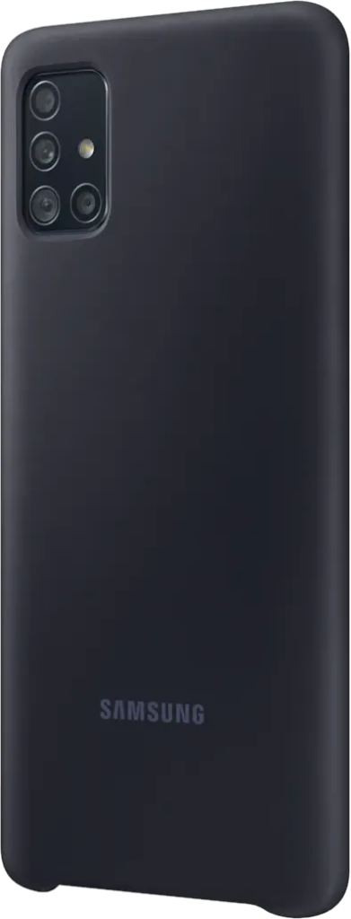 Чехол-накладка Samsung Galaxy A51 Silicone Case Черный