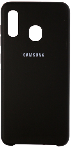 Чехол-накладка Samsung Galaxy A20/A30 Silicone Case Черный