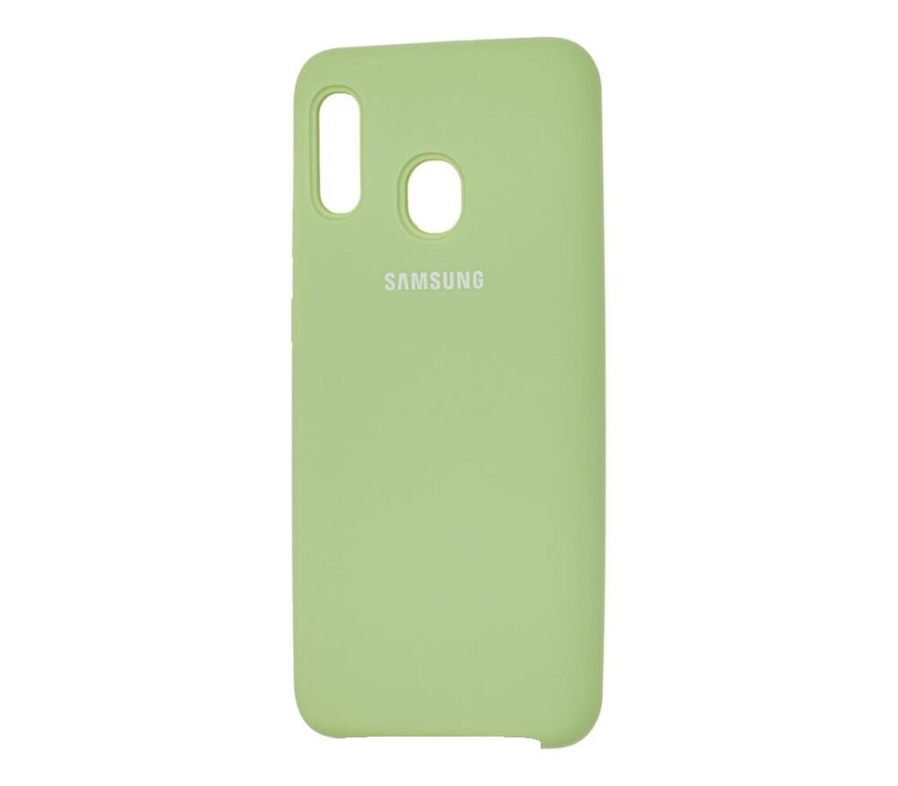 Чехол-накладка Samsung Galaxy A20/A30 Silicone Case Мята
