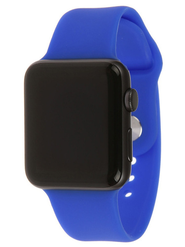 Ремешок Apple Watch 42mm/44mm силикон синий