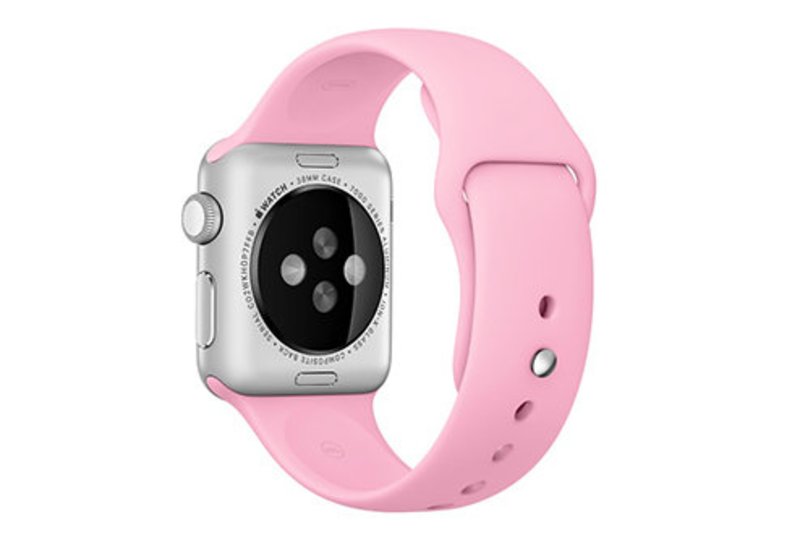 Ремешок Apple Watch 38mm/40mm силикон розовый