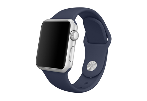 Ремешок Apple Watch 38mm/40mm силикон темно-серый