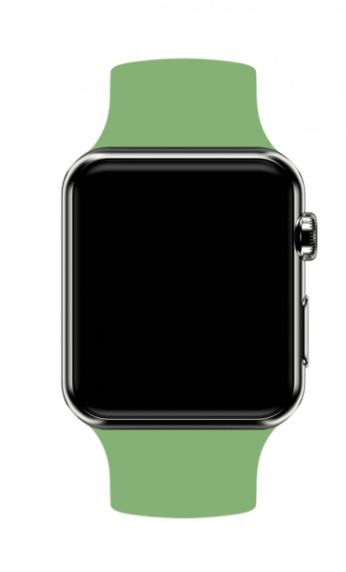 Ремешок Apple Watch 38mm/40mm силикон зеленый