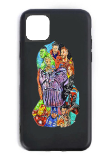 Чехол-накладка для iPhone 11 Pro черный Thanos