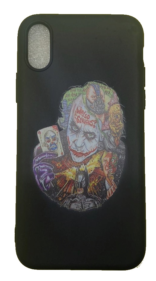 Чехол-накладка для iPhone X/XS черный Joker