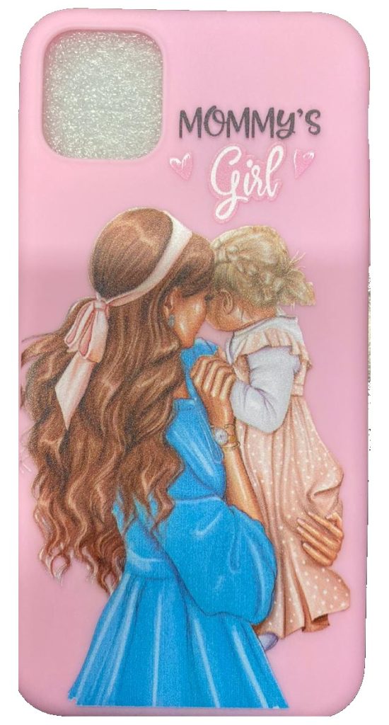 Чехол-накладка для iPhone 11 Pro Max розовый "Mommy's Girl"
