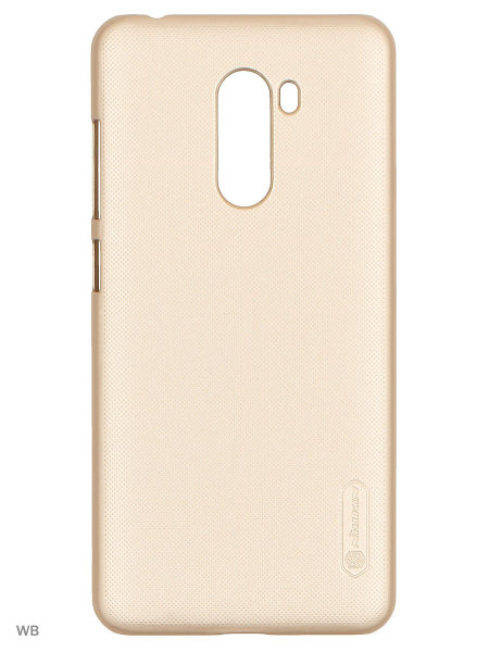 Чехол Nillkin Super Frosted Shield для Xiaomi Pocophone F1/Poco F1 (золотистый)