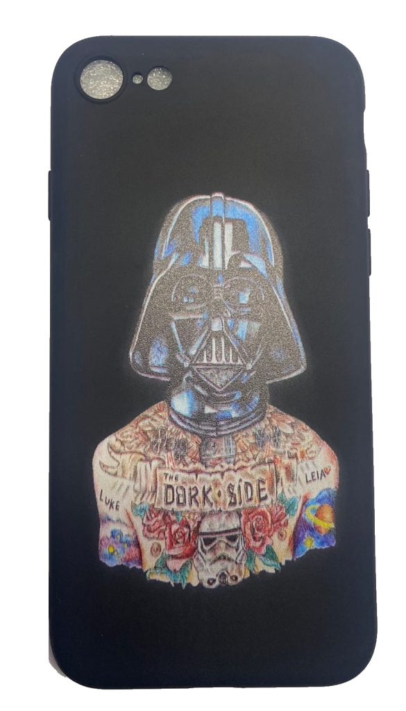 Чехол-накладка для iPhone 7/8 черный Darth Vader