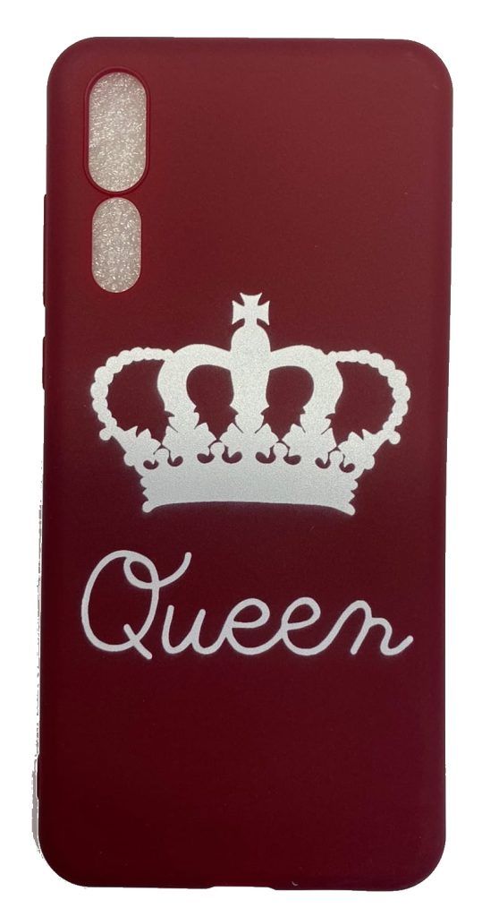 Чехол-накладка для Honor P20 Pro красный "Queen"