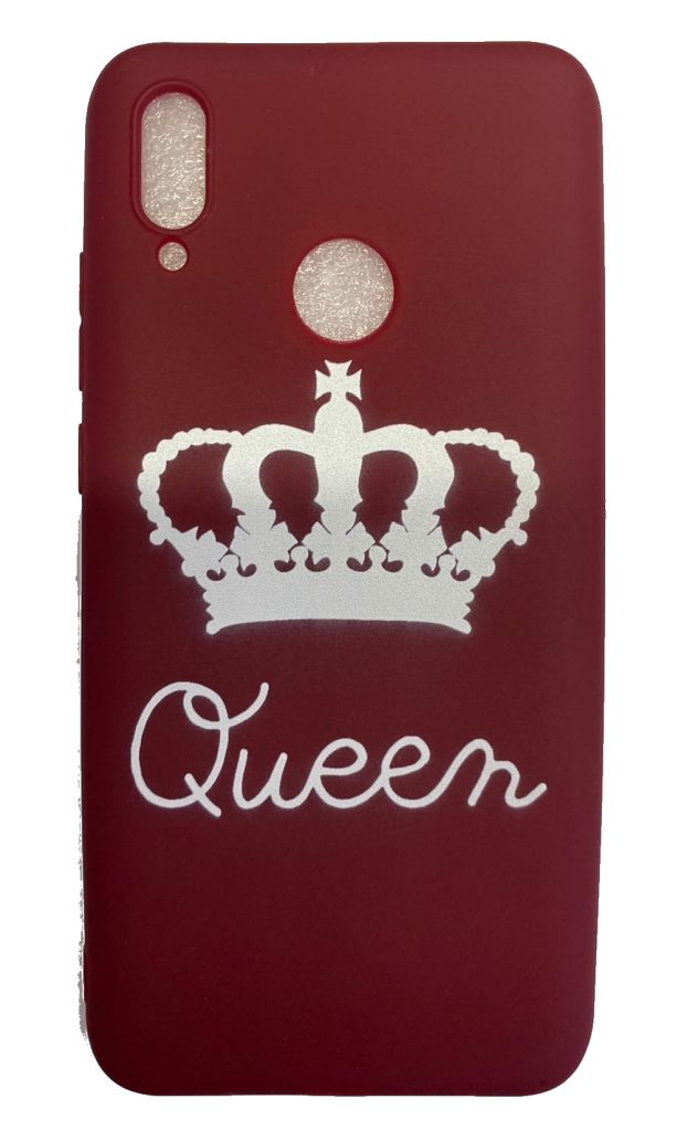 Чехол-накладка для Honor 10 Lite красный "Queen"