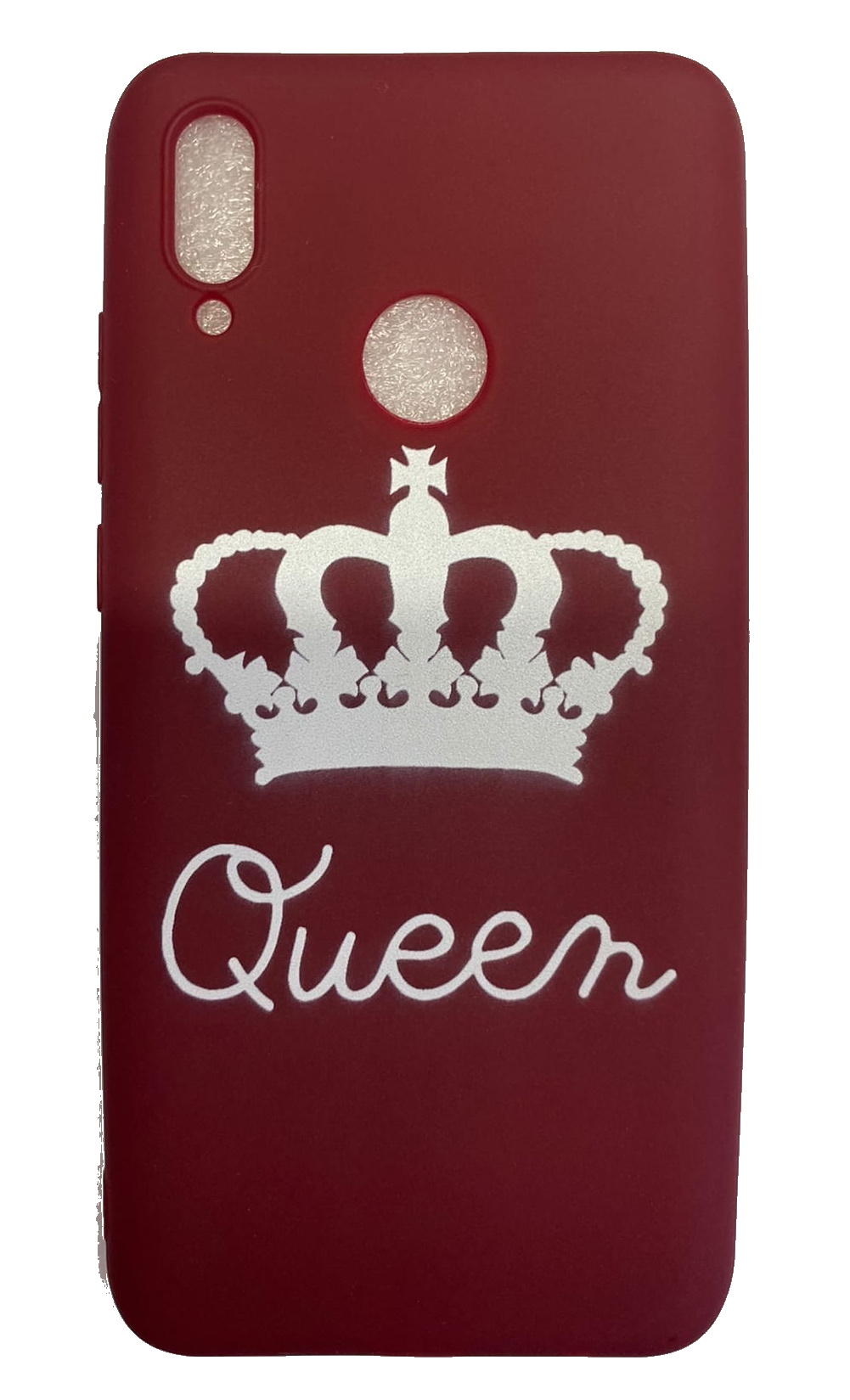 Чехол-накладка для Honor 10 Lite красный "Queen"