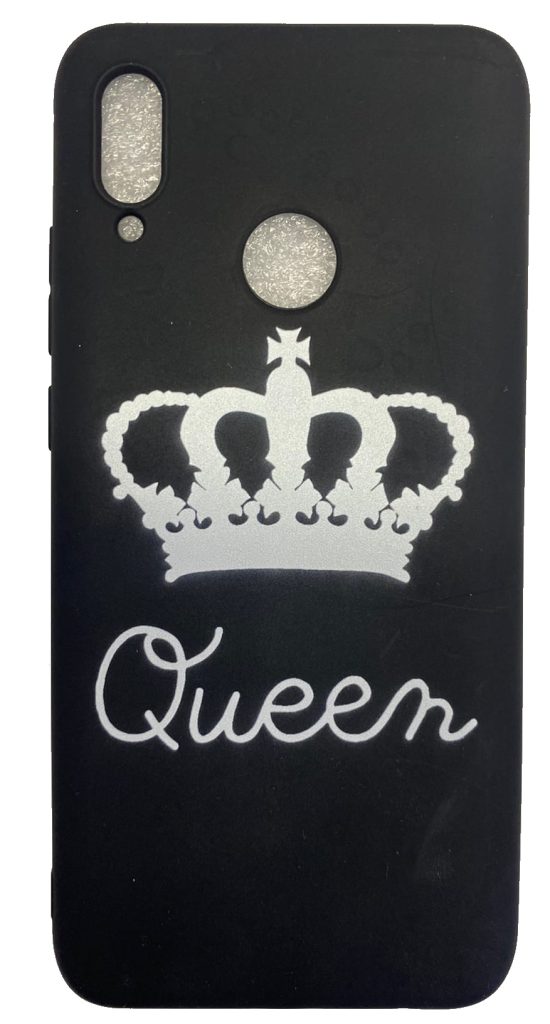 Чехол-накладка для Honor 10 Lite черный "Queen"