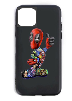 Чехол-накладка для iPhone 11 черный Deadpool