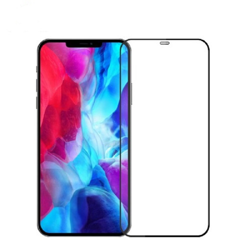 Защитное стекло iPhone 12/12 Pro 6D (тех упак) черное