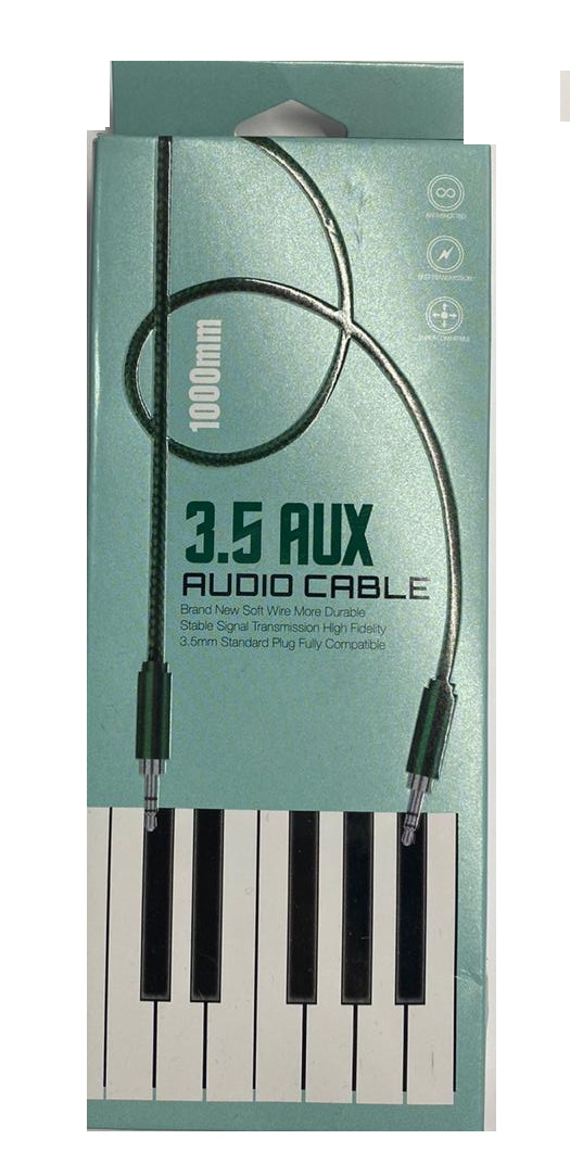 Кабель AUX "Audio Cable Standart Plug" 3.5 1m
