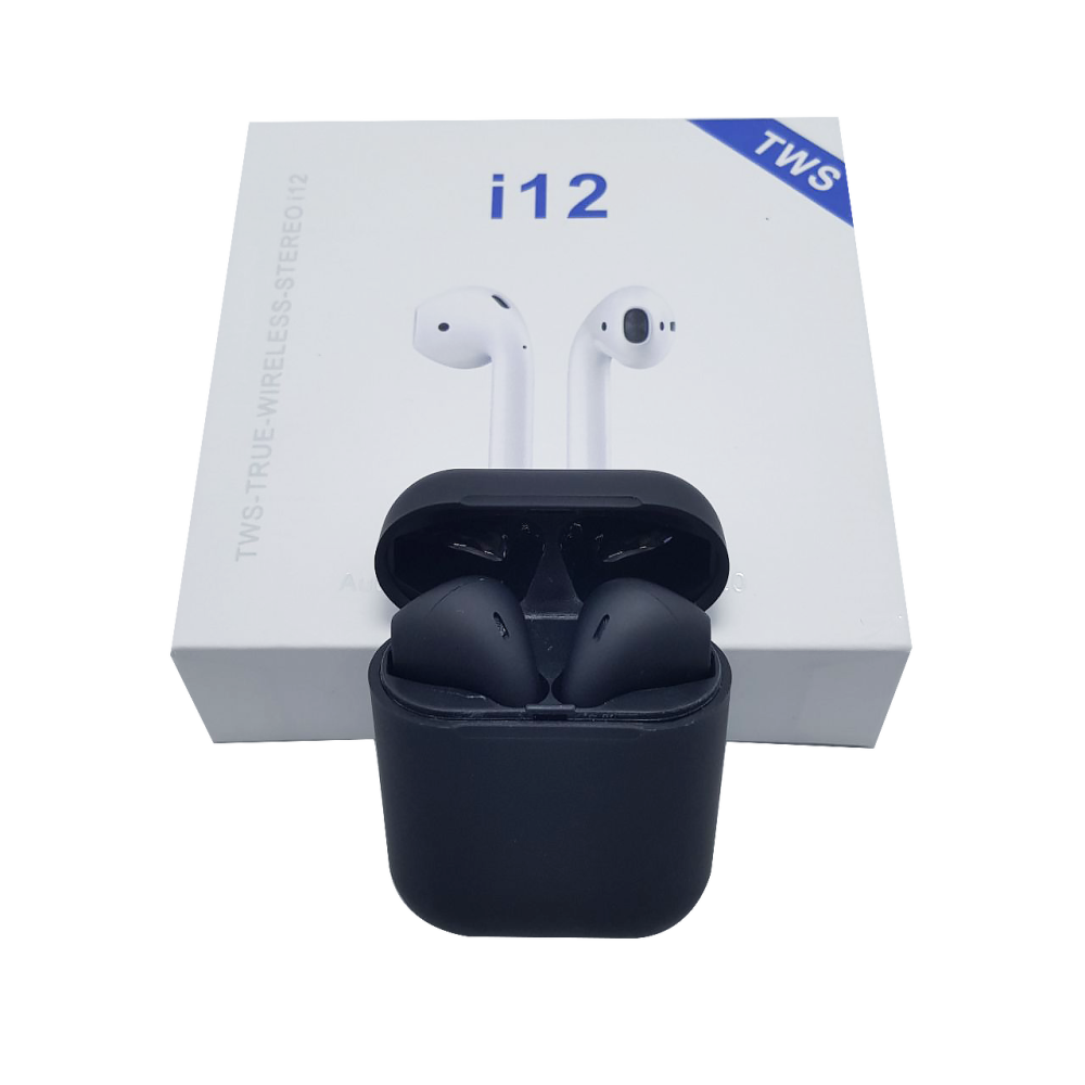 Наушники TWS i12 черные