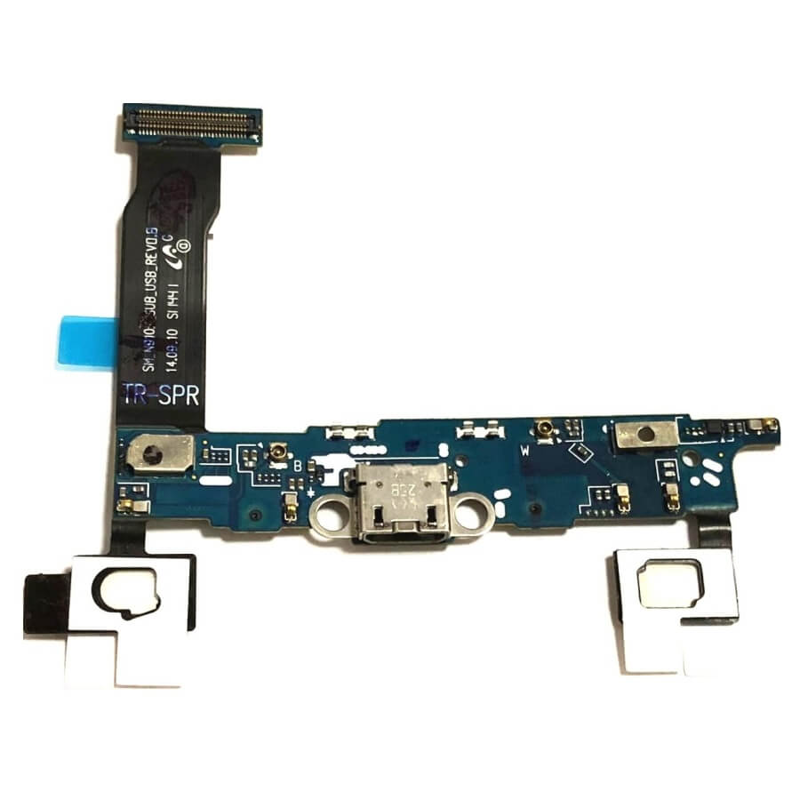 Шлейф для Samsung Galaxy Note 4 (SM-N910F) нижняя плата (разъем зарядки и микрофон)