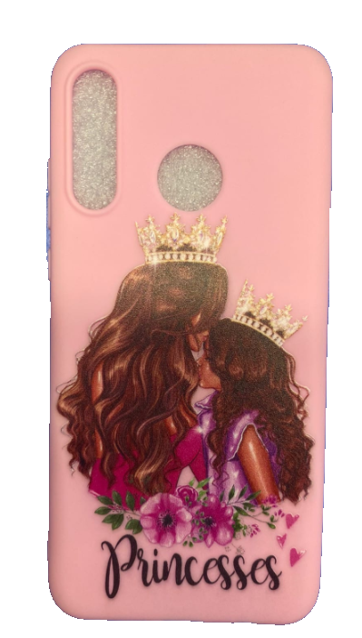 Чехол-накладка для Huawei P30 Lite розовый "Princesses"