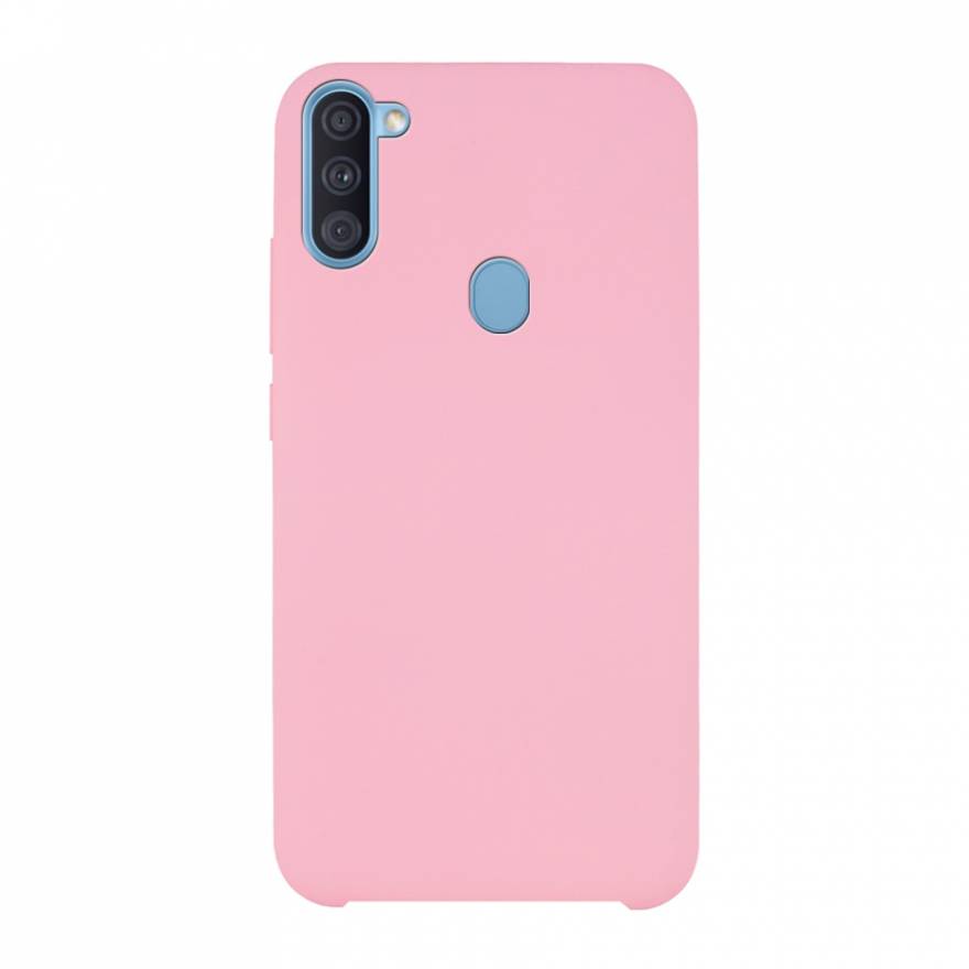 Чехол-накладка Samsung Galaxy A11 (A115)/ M11 (M115) Silicone Case Розовый