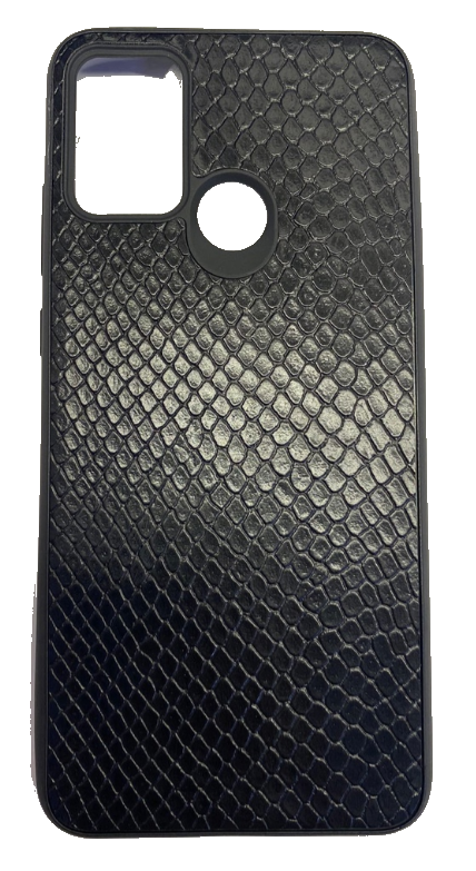 Чехол-накладка для Samsung Galaxy M21 (sm-m215) PU черный крокадил