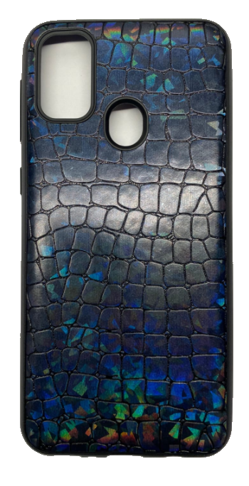 Чехол-накладка для Samsung Galaxy M21 PU яркий крокодил