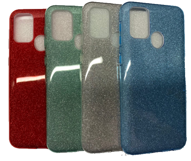 Чехол-накладка для Samsung Galaxy M31 силикон блестящий