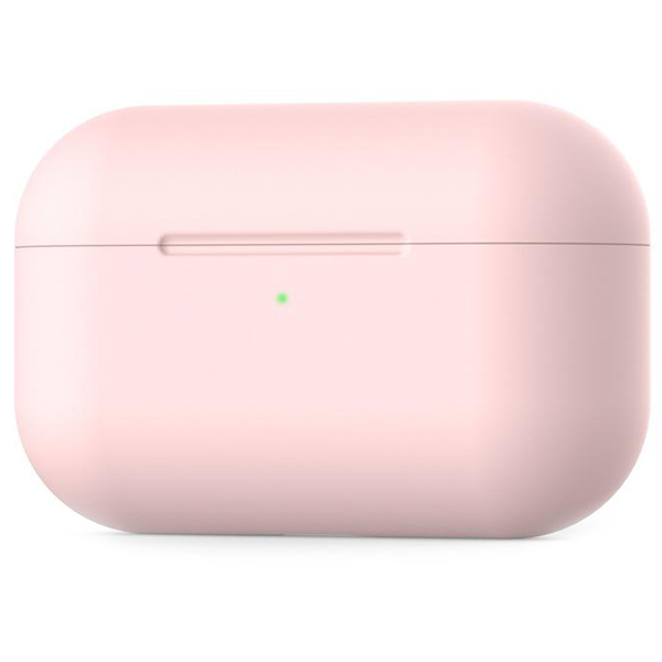 Чехол для AirPods Pro силикон розовый