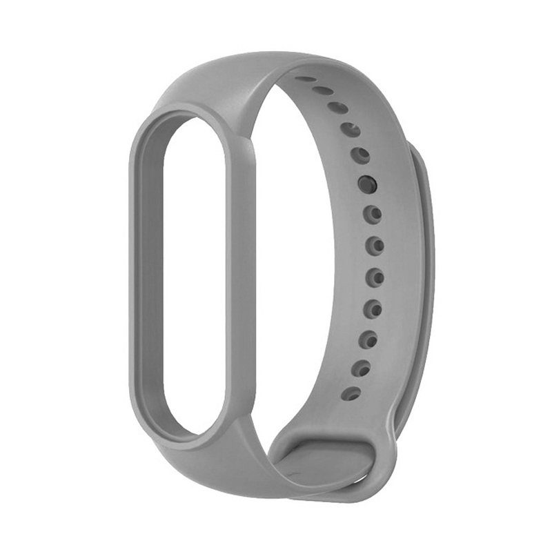 Ремешок Xiaomi Mi Band 5 силиконовый серый