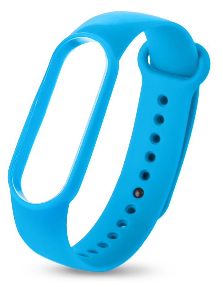 Ремешок Xiaomi Mi Band 5 силиконовый синий