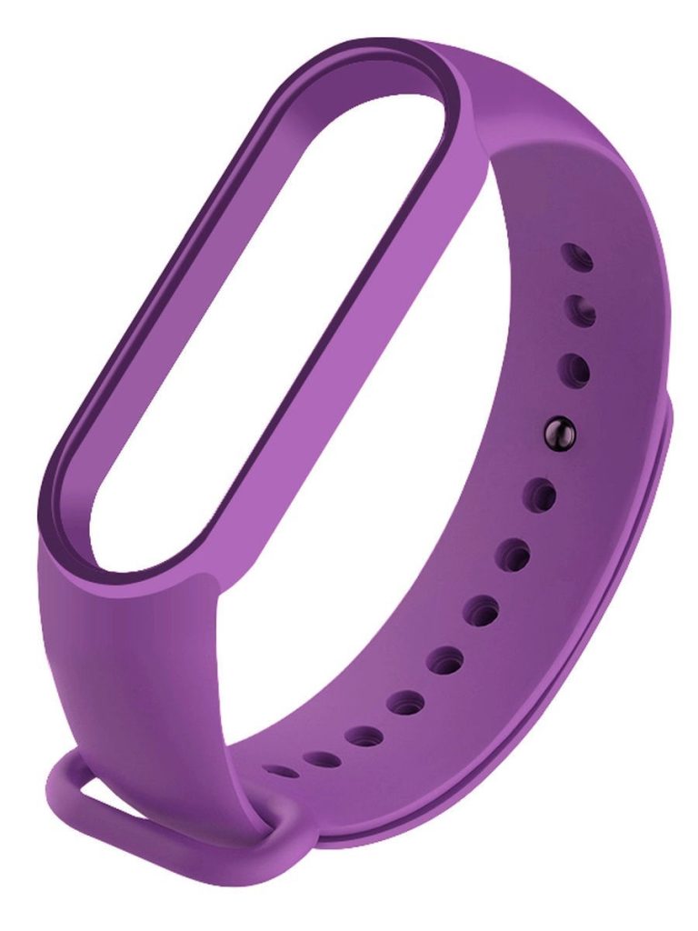Ремешок Xiaomi Mi Band 5 силиконовый фиолетовый