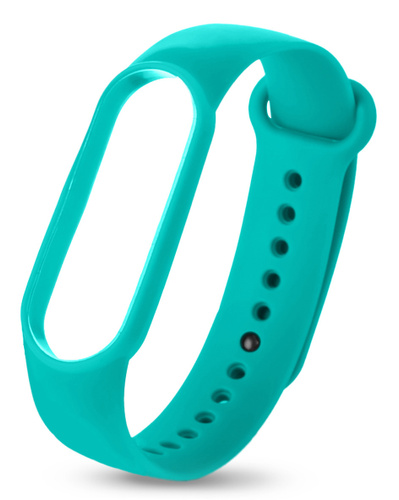 Ремешок Xiaomi Mi Band 5 силиконовый бирюзовый
