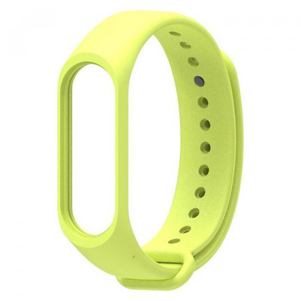 Ремешок Mi Band 5 силиконовый салатовый