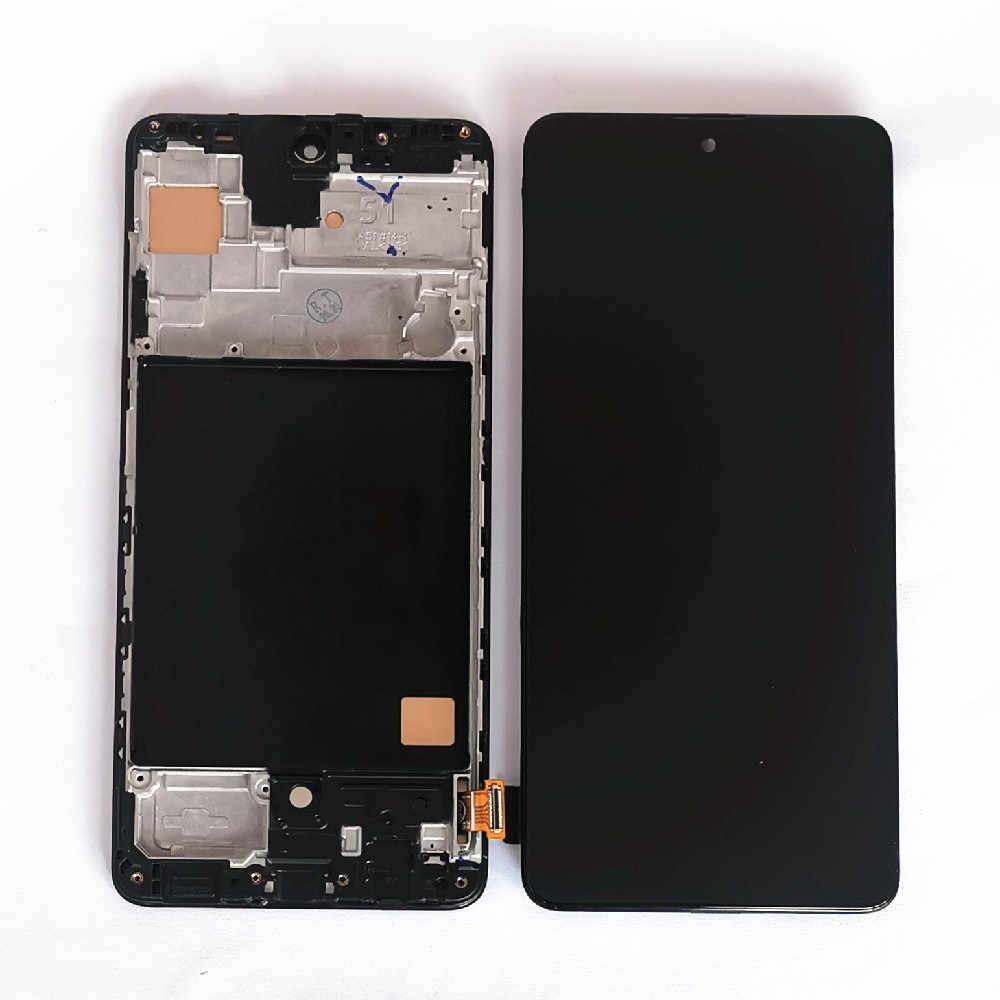 Модуль-дисплей Samsung Galaxy A51/A515F AAA OLED с рамкой