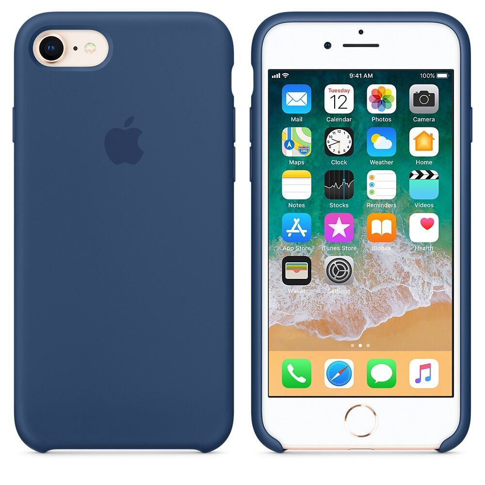 Чехол-накладка для iPhone 7/8 Orig синий